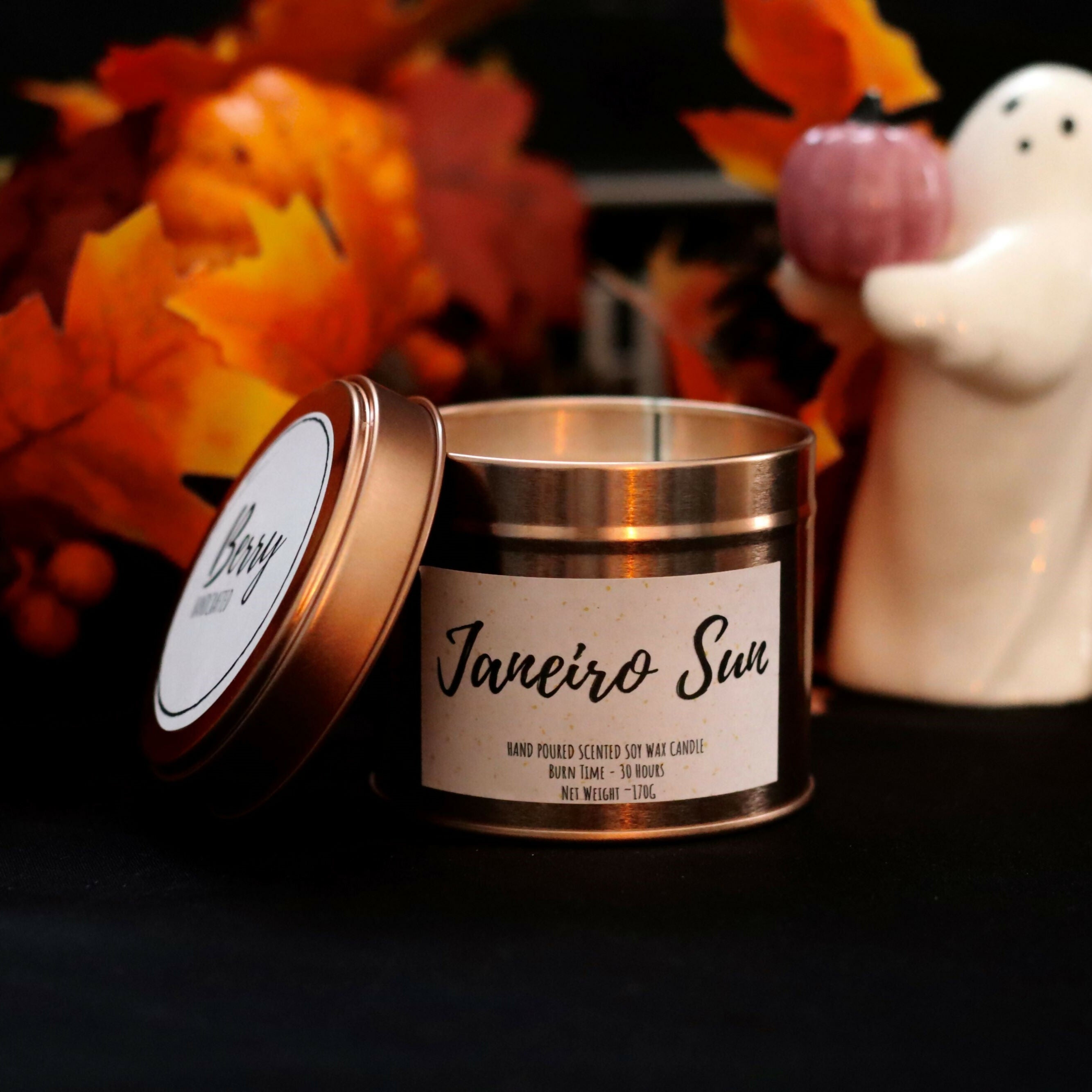 Hand Poured Soy Wax Candle - Janeiro Sun