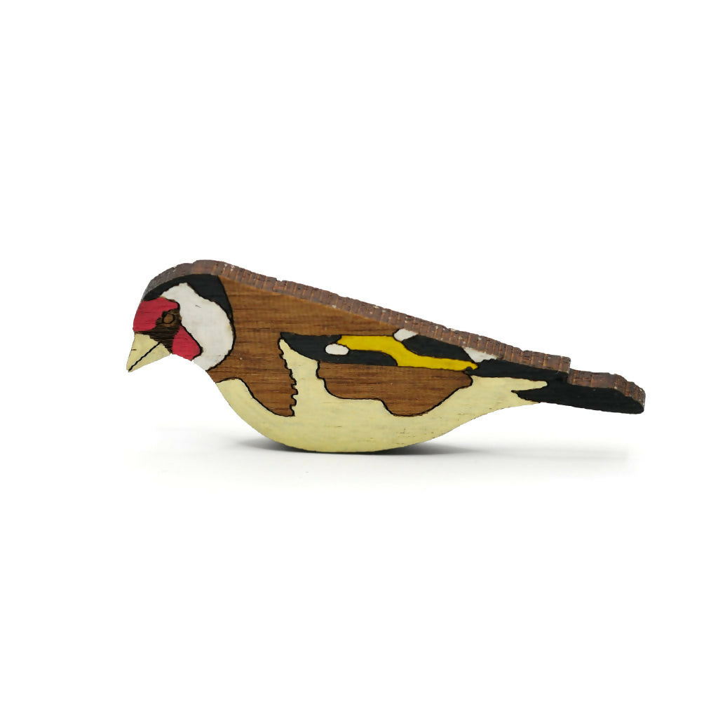 Goldfinch Pin Badge