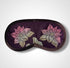 Purple Lotus Flowers Linen Lavender Infused Eye Mask