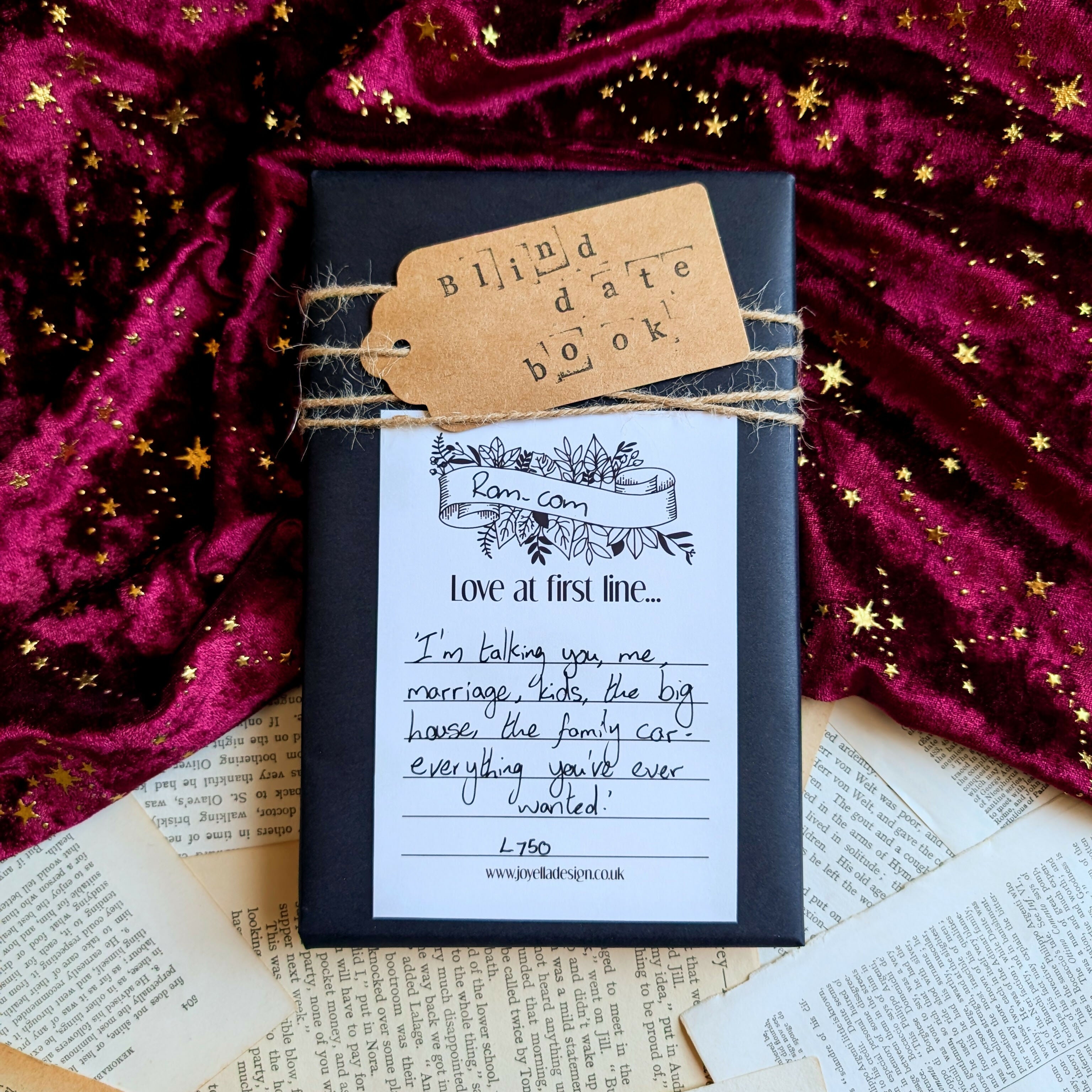 Blind Date Book- Love at First Sight - Rom-Com L750