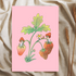 Pink Strawberry A6 Print