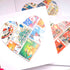 Postage Stamps Heart Christmas Card
