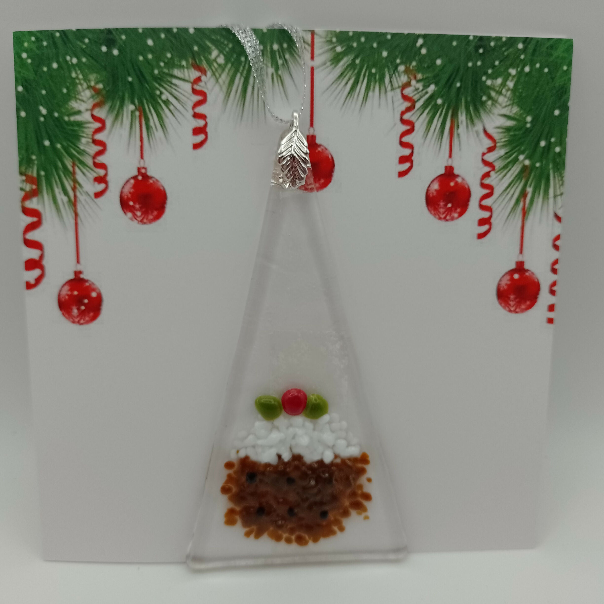 Fused Glass Christmas Card