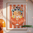 Aperol Spritz Wall Art Print | Summer Cocktail Artwork