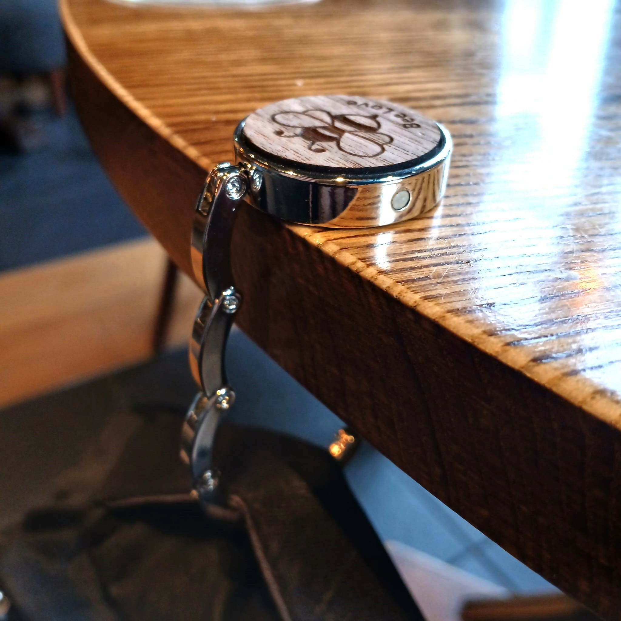 The Best Dog Dad Bag Hanger with Key Ring