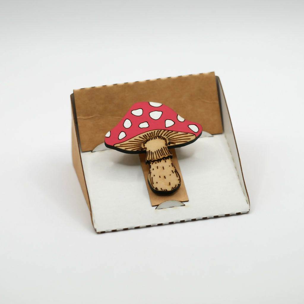 Toadstool Brooch