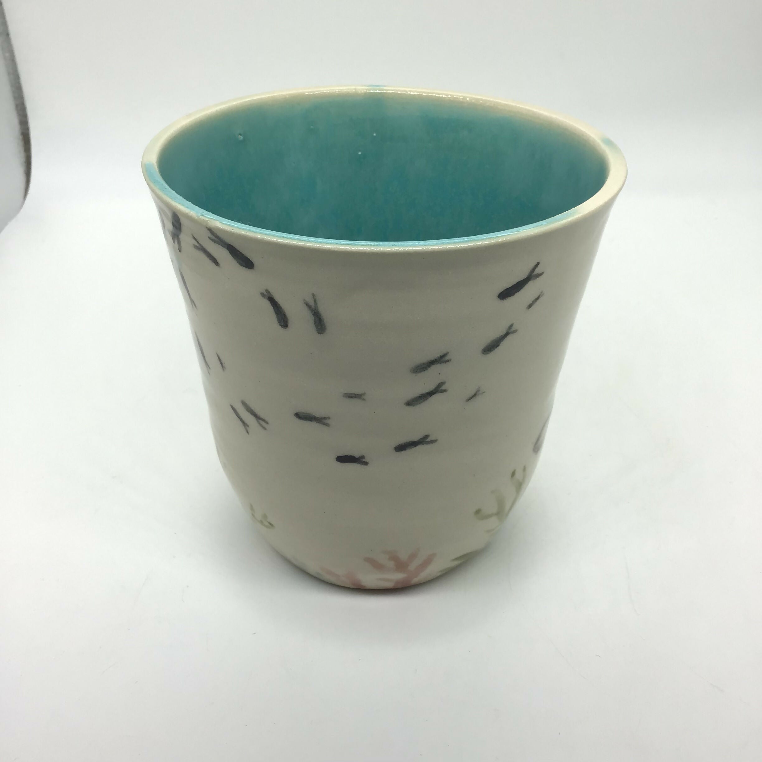 Under The Sea Handpainted Pot