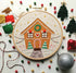 Preprinted Embroidery Pattern For Beginners - Gingerbread House
