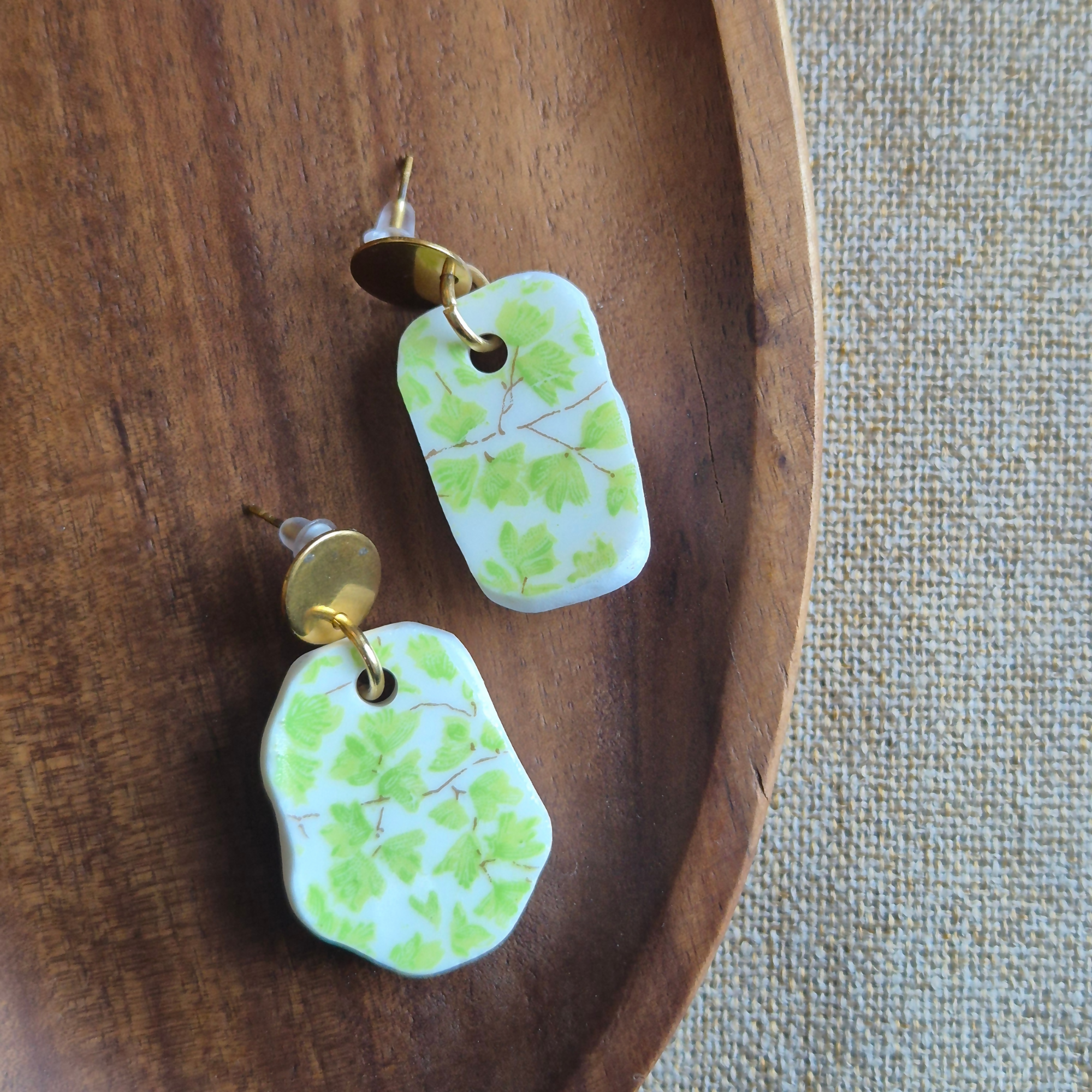 Recycled Ceramic Earring