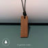 Natural Grain Wood Pendant
