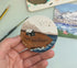 Icelandic Cottage Illustrated Vinyl Sticker