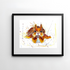 SQUIRREL LOVE, FINE ART PRINT