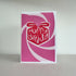 Happy Birthday Card - Pink, Light Pink and Red Gift Design