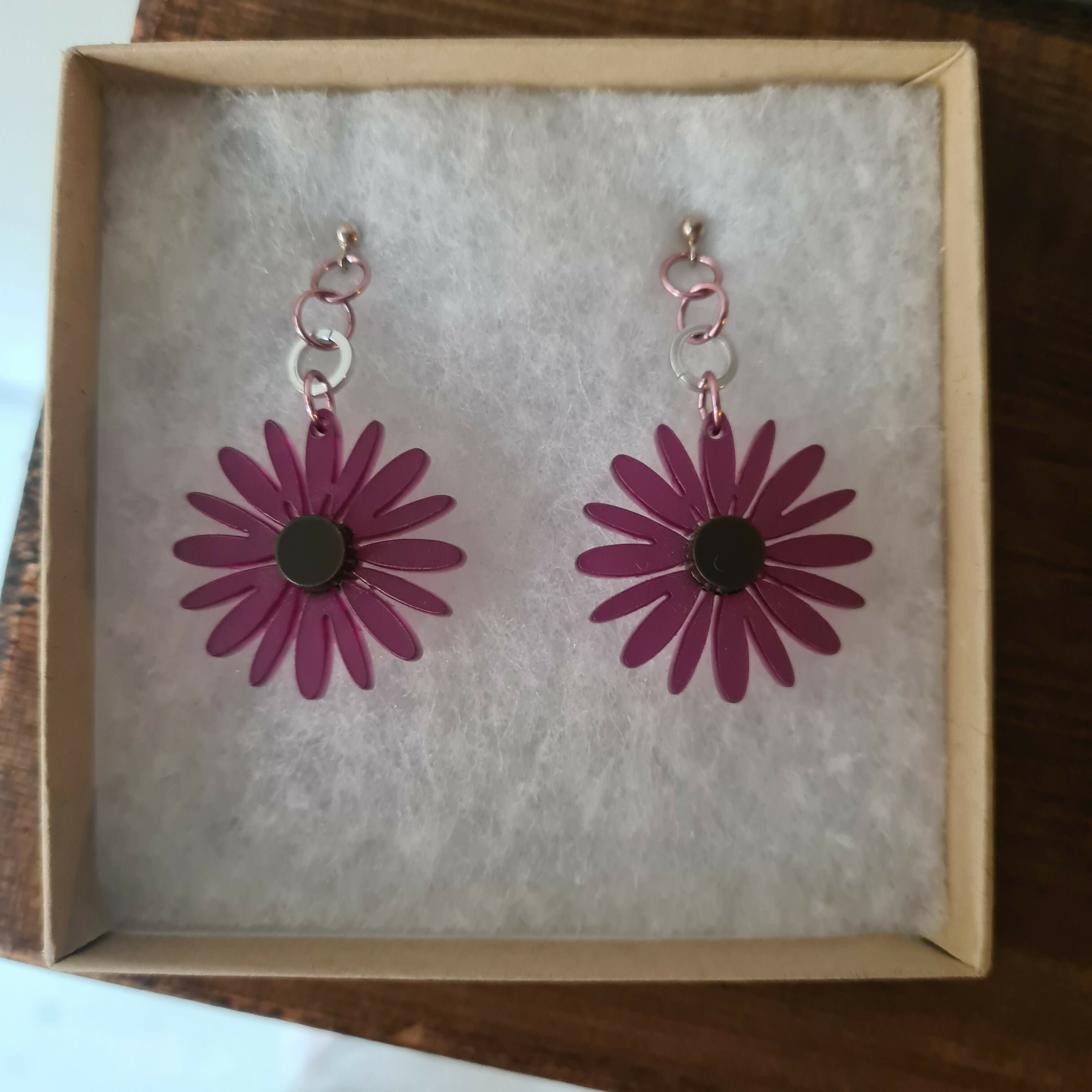 Flower Earrings - Waste Not Jewellery