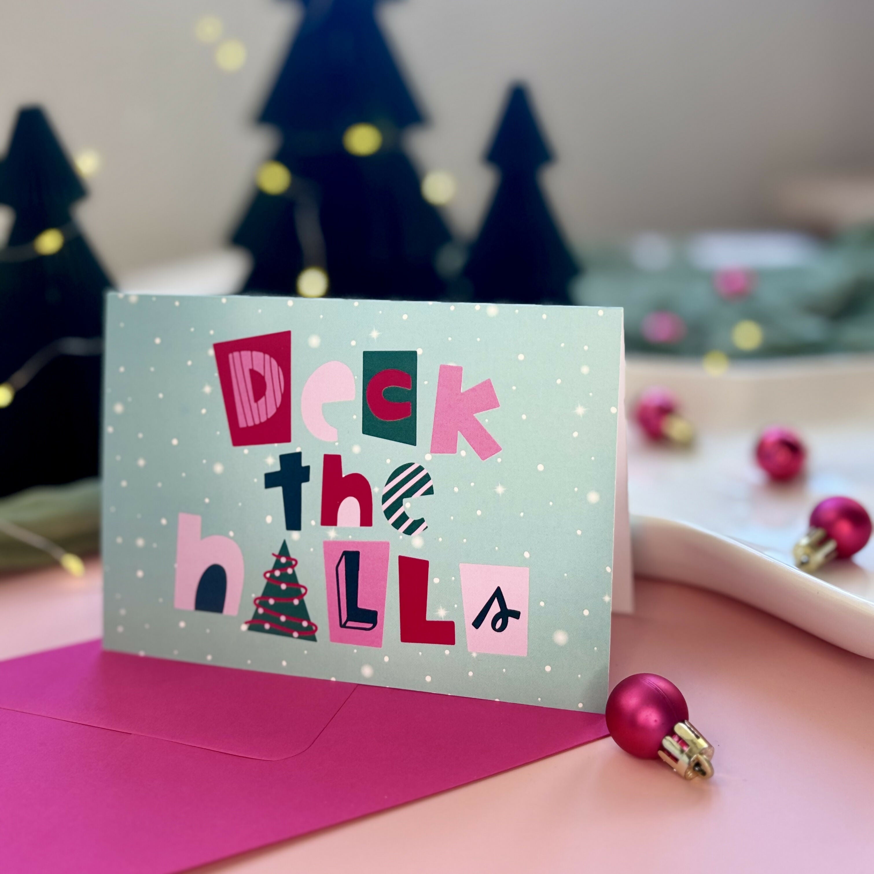 Deck The Halls Christmas Card