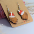 Christmas Capybara Earrings