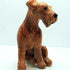 Ceramuc Welsh terrier dog sculpture