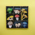 Clay Toadstool Small Wooden Black Painted Trinket Tray