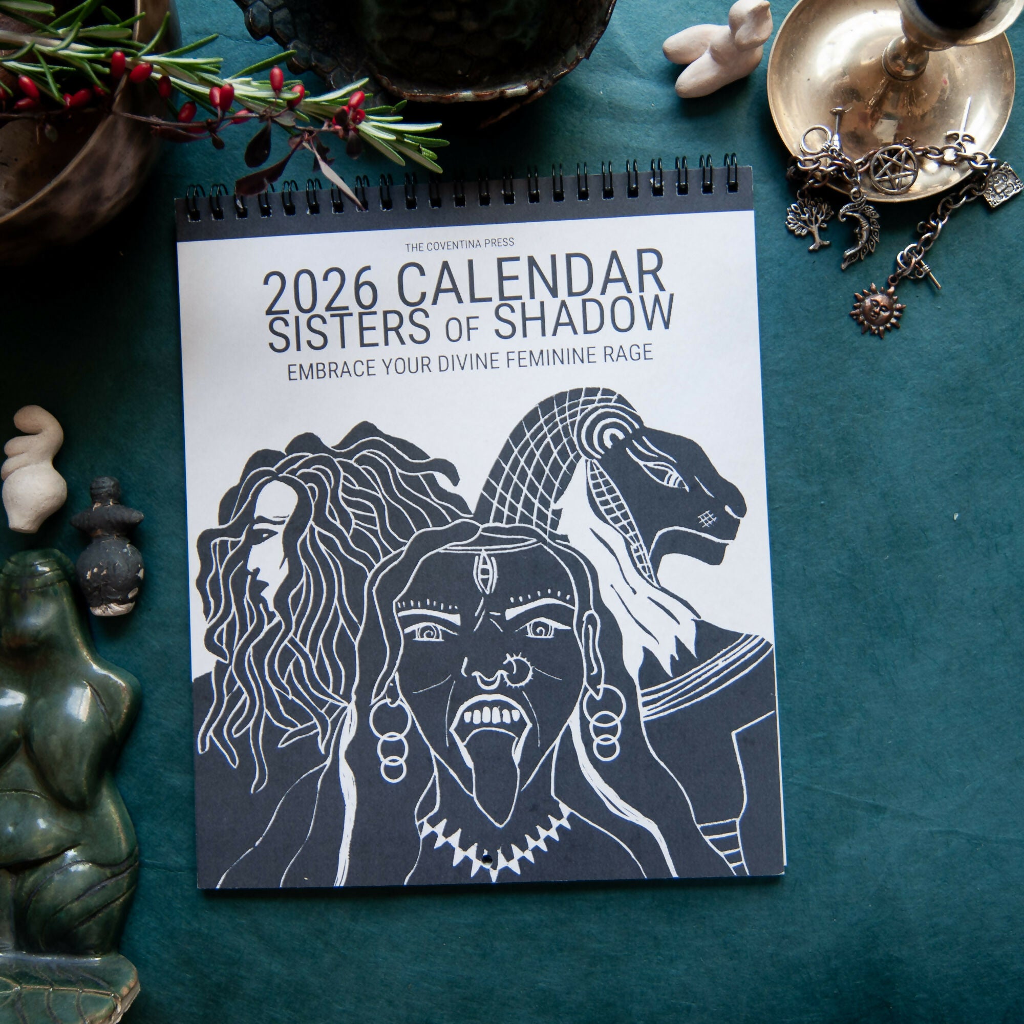 SISTERS OF SHADOW WALL CALENDAR 2026
