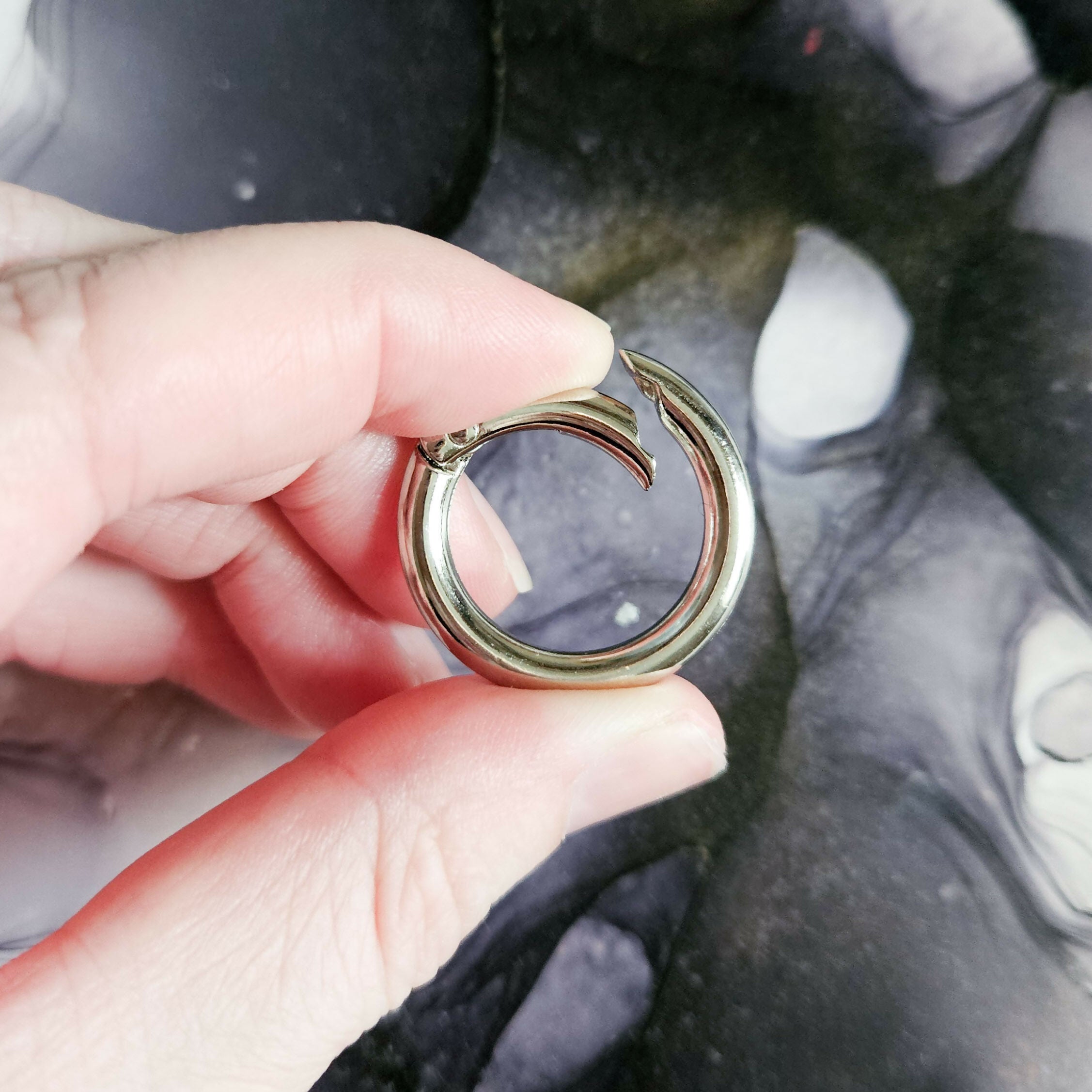 Handmade Emo Checkered Heart Resin Boot Charms