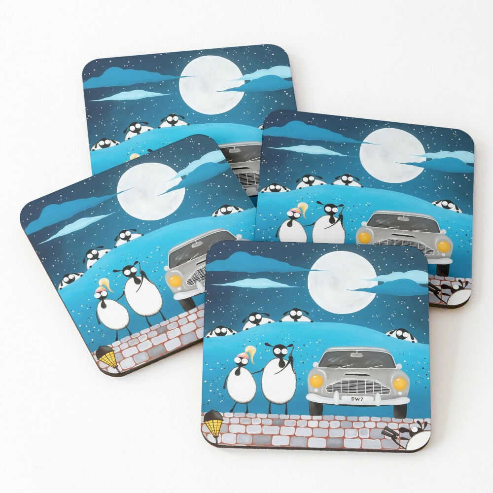 Double Wool 7 - Coaster