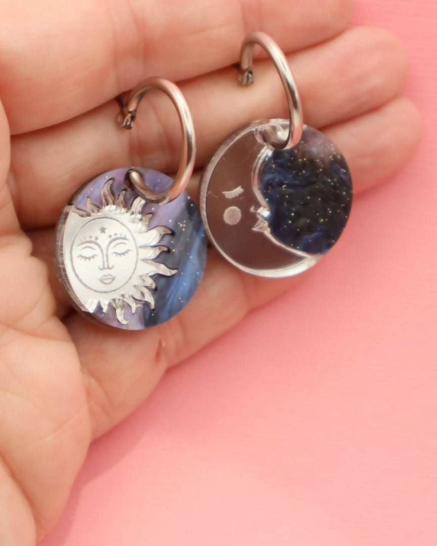 Silver Sun and Moon