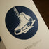 Vintage Ice Skates Christmas card pack