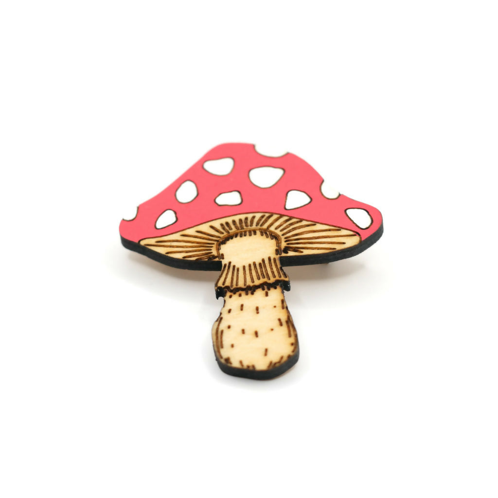 Toadstool Brooch