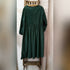 MAPLE CORDOUROY LONG SLEEVE PAINTER'S DRESS
