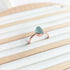 Seaglass Ring - size O