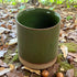 Green Stoneware Refillable Candle Pot & Candle Refill