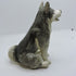 Ceramic Husky dog sculpture
