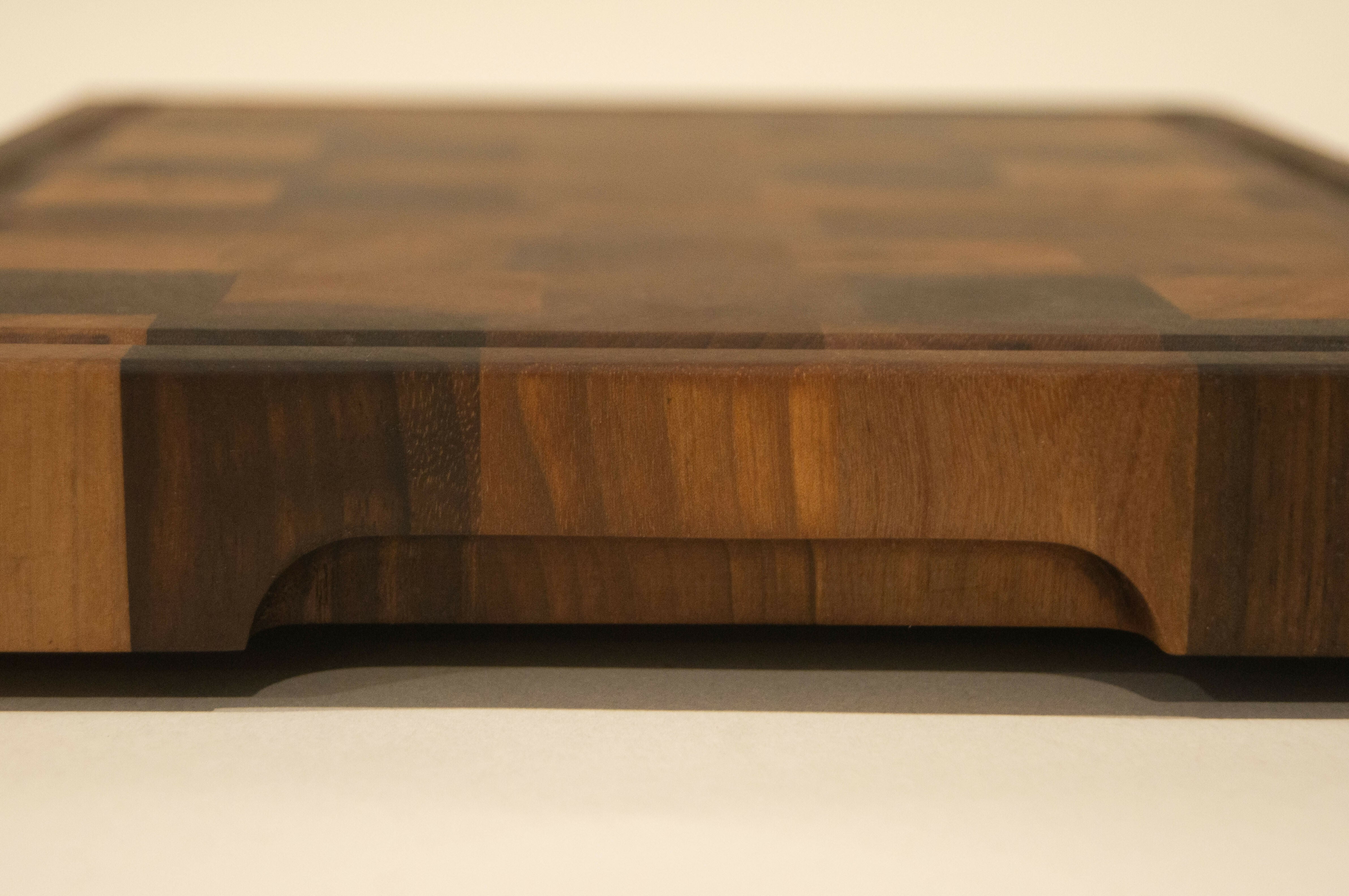 End-grain Walnut Chopping Board