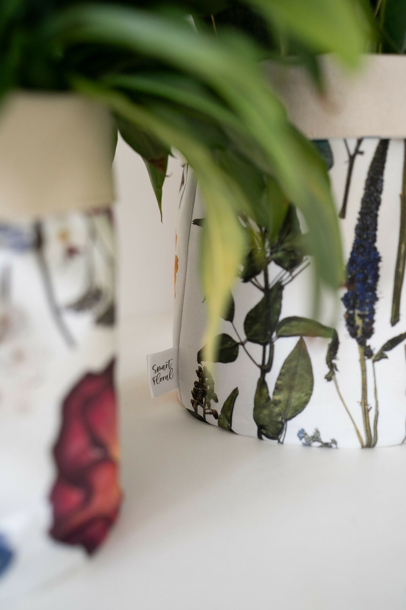 White Multicoloured Pot Bag - Medium