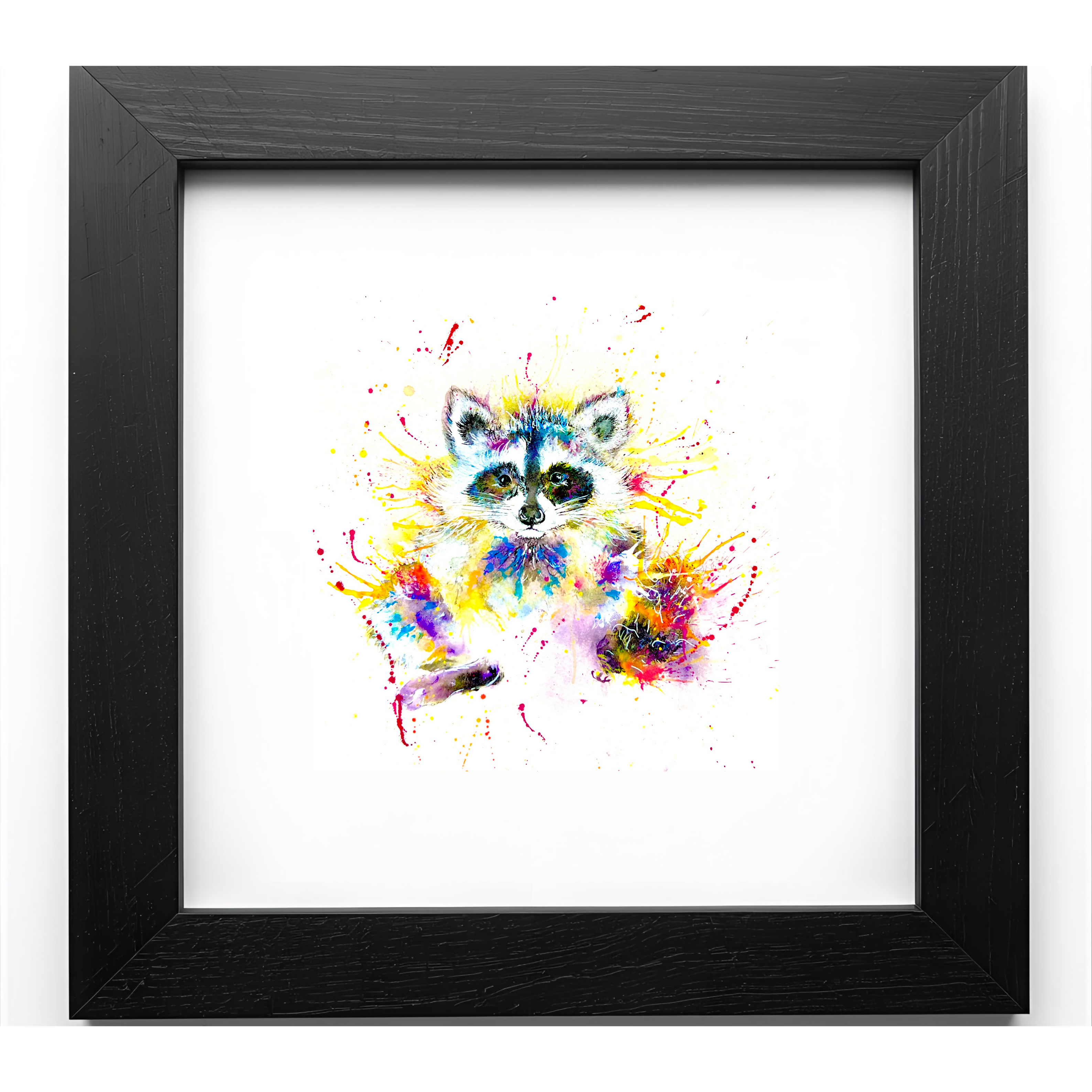 FINE ART PRINT OF BABY RACCOON, PART OF THE 'LITTLE MINI TREASURE' ART COLLECTION