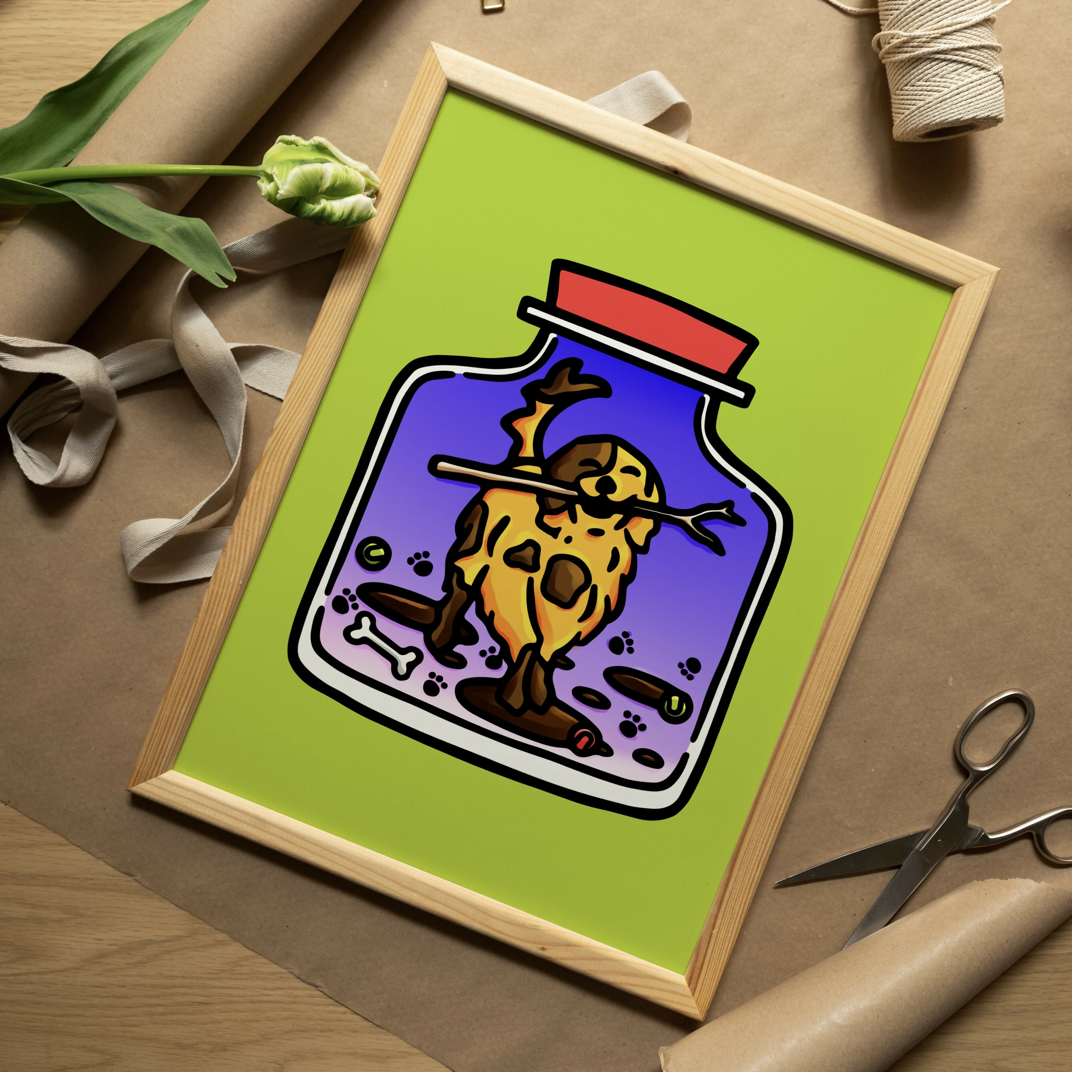 Prints - Golden Retriever