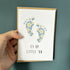 New Baby Yorkshire Footprints Card