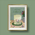 Cake Green Funny Art Print A4