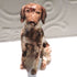 Ceramic German Shorthaired Pointer dog sculpture