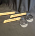 Bamboo Axed Shaped Pizza Cutter - Dad, Daddys, Grandads