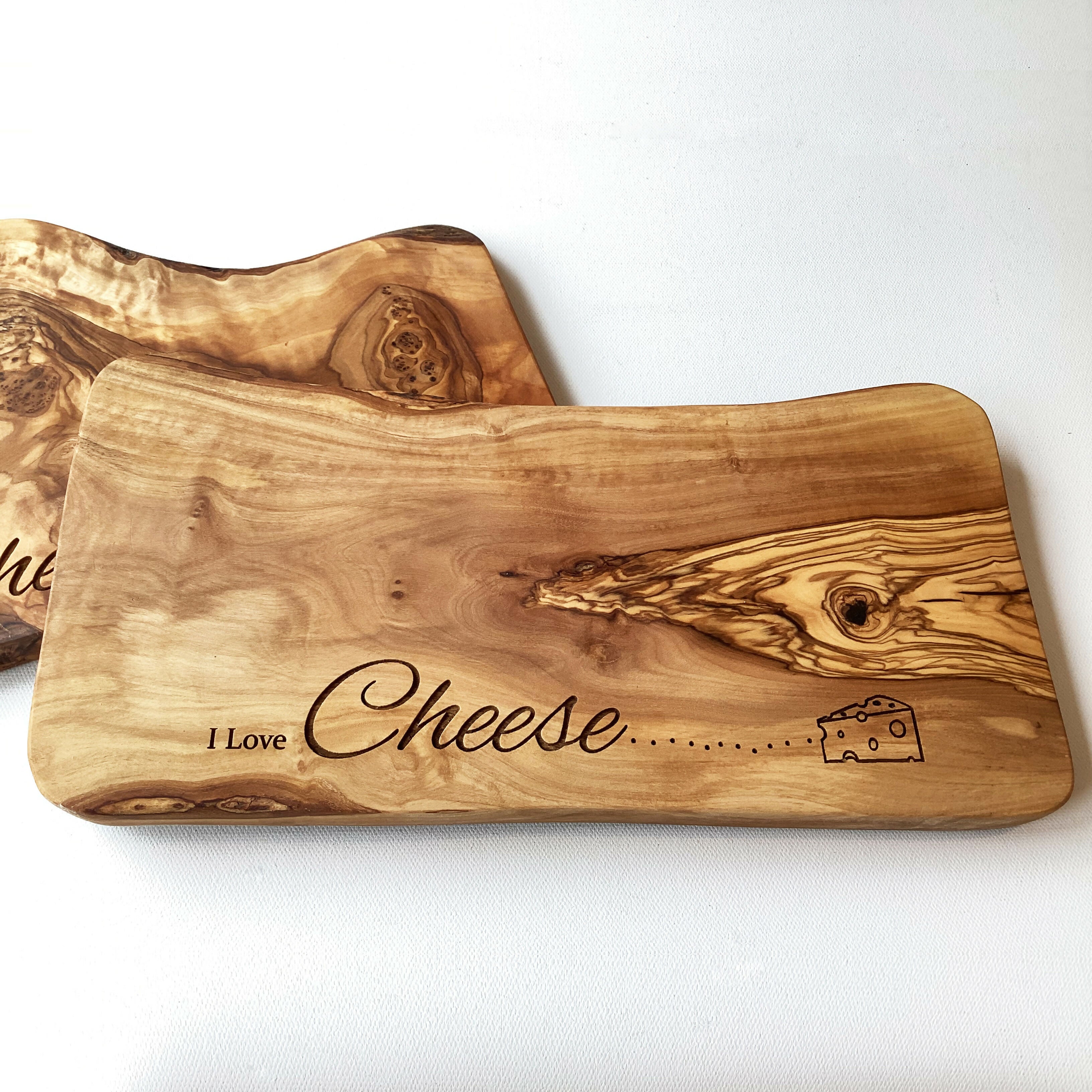 Engraved Rustic Cheese Board and Charcuterie Board