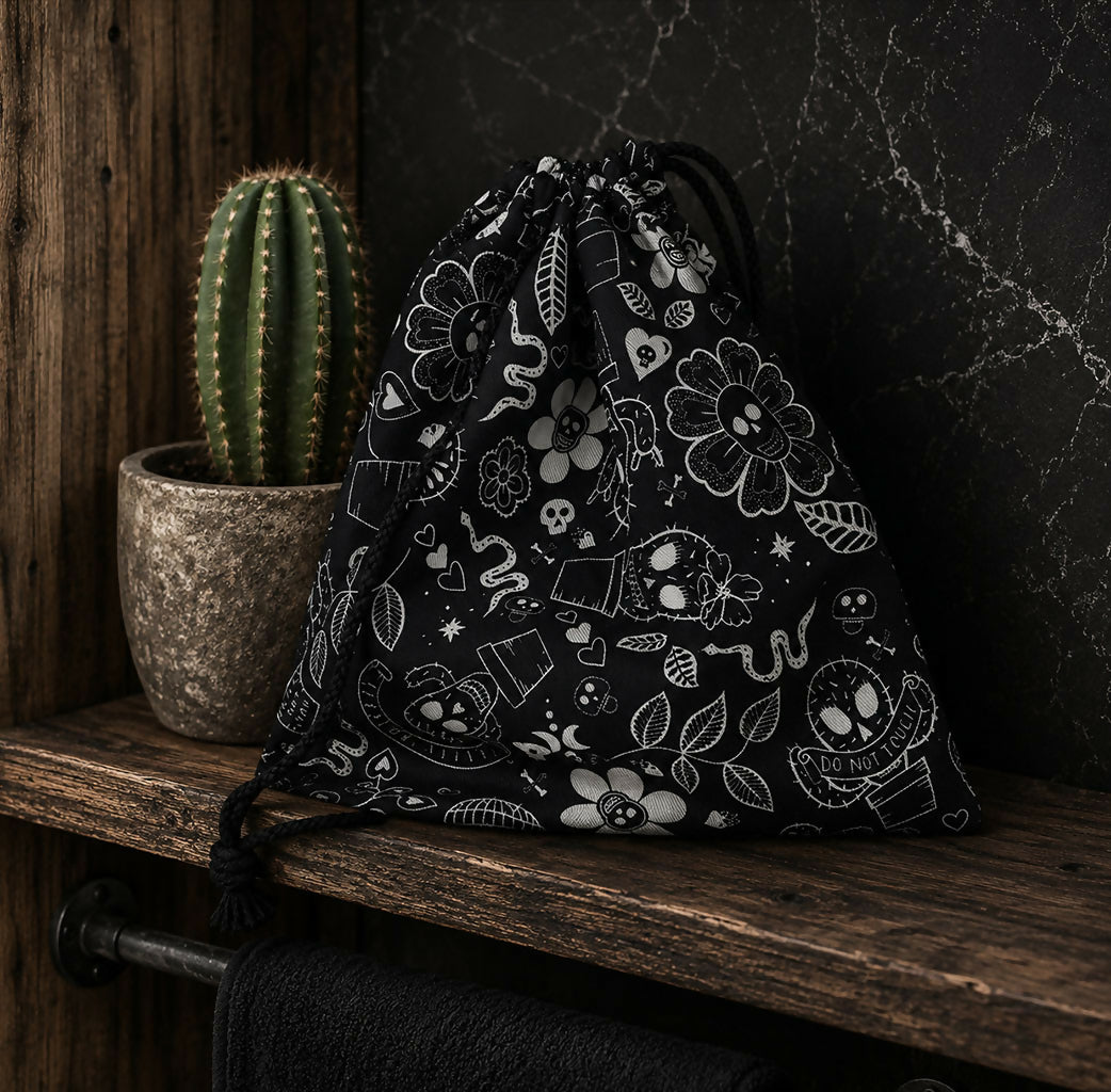 Prickly Drawstring Bag
