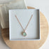 Pale Green Seaglass Drop Necklace