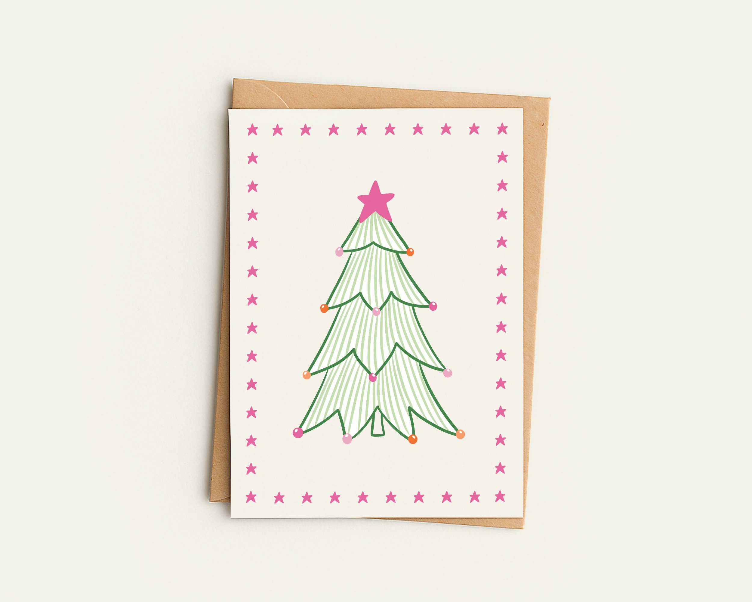 Christmas Tree Greetings Card