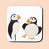Cute Puffin Decoy Illustrated Coaster