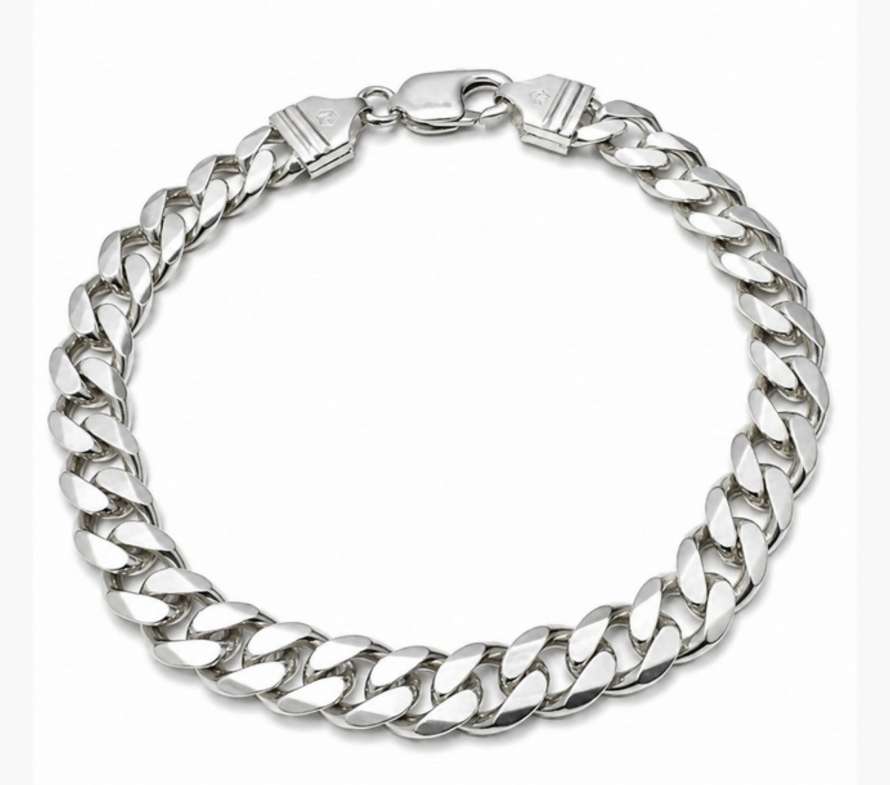 925 Sterling Silver Curb Link Bracelet – 24.62g