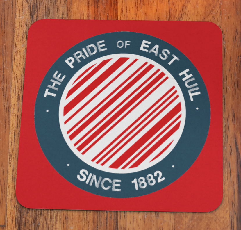 Hull KR Coaster BARCODE Design SET OF 2