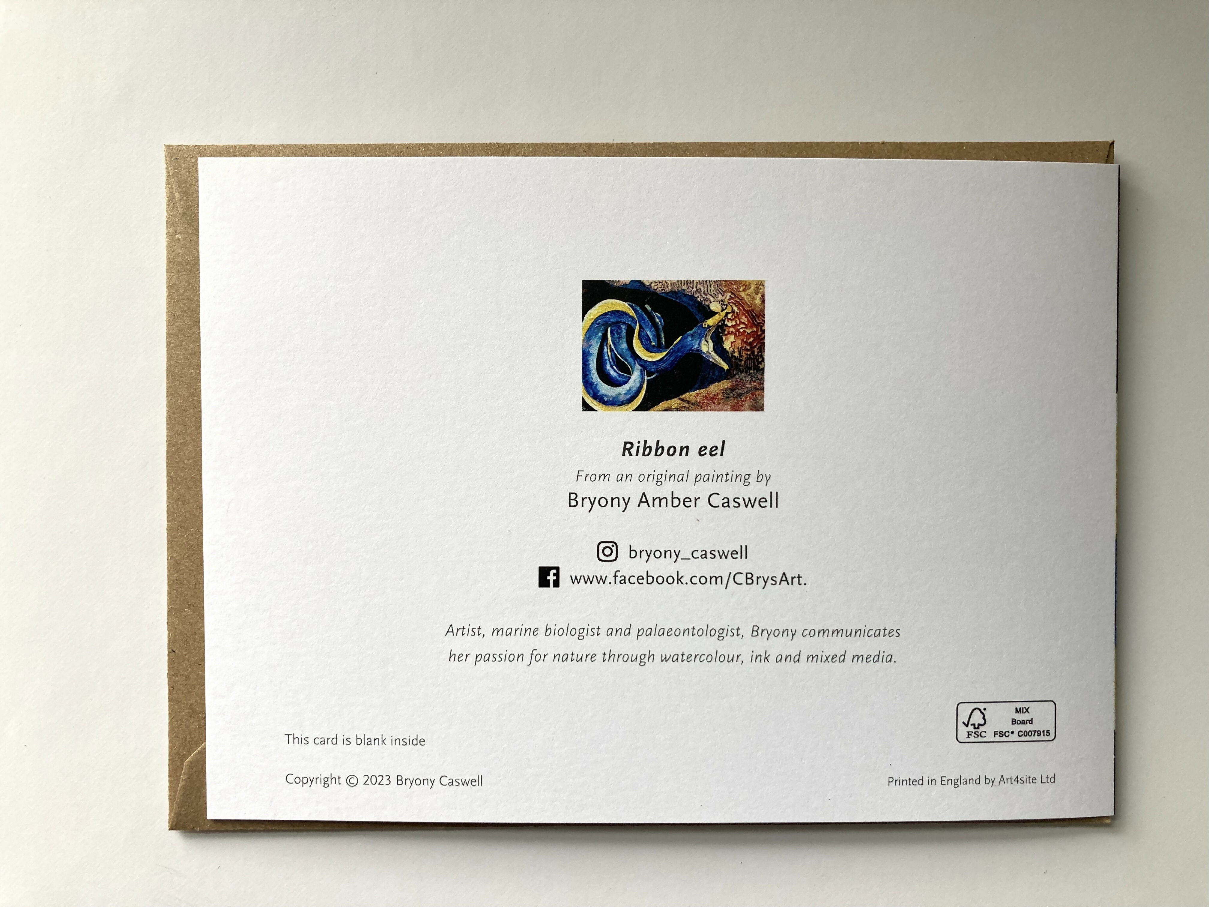 Ribbon eel card back