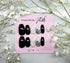 Reusable Black Web And Ghost Handmade Press On Nails