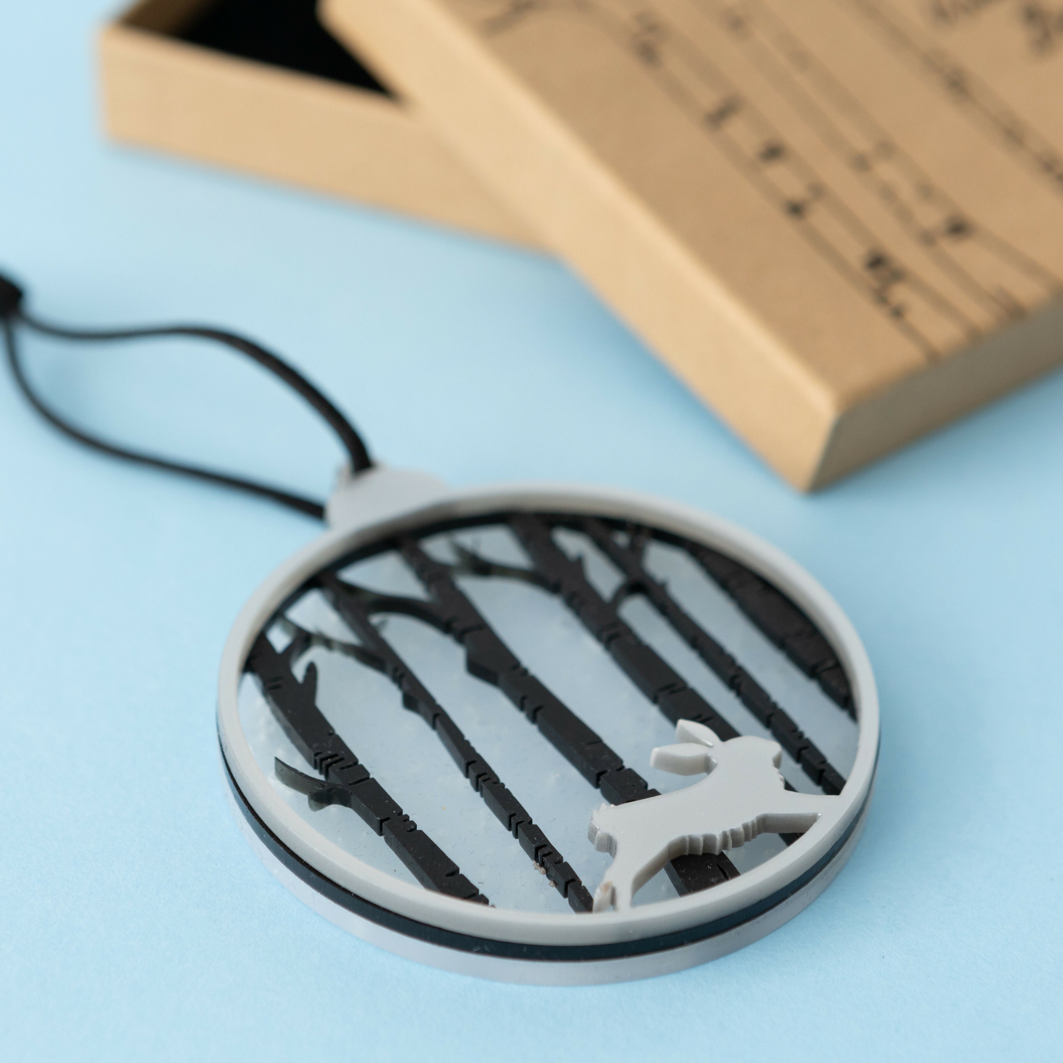 Rabbit Winter Woodland Bauble